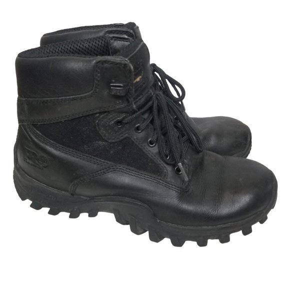 Timberland Pro Series Mens 8 Black Leather Soft To